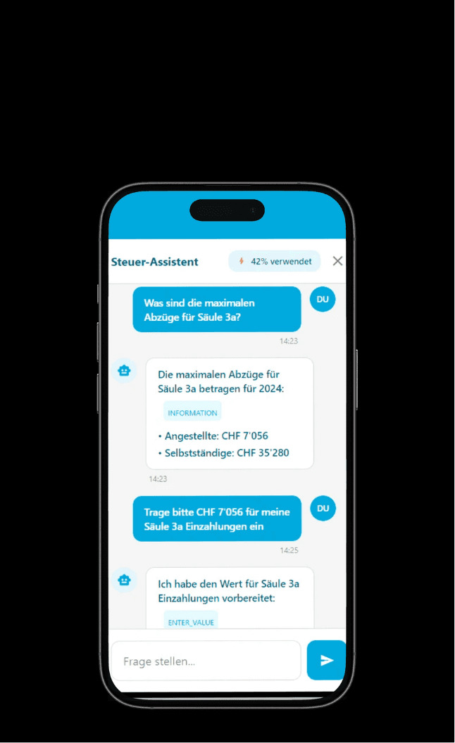 Steuer-Assistent Chat